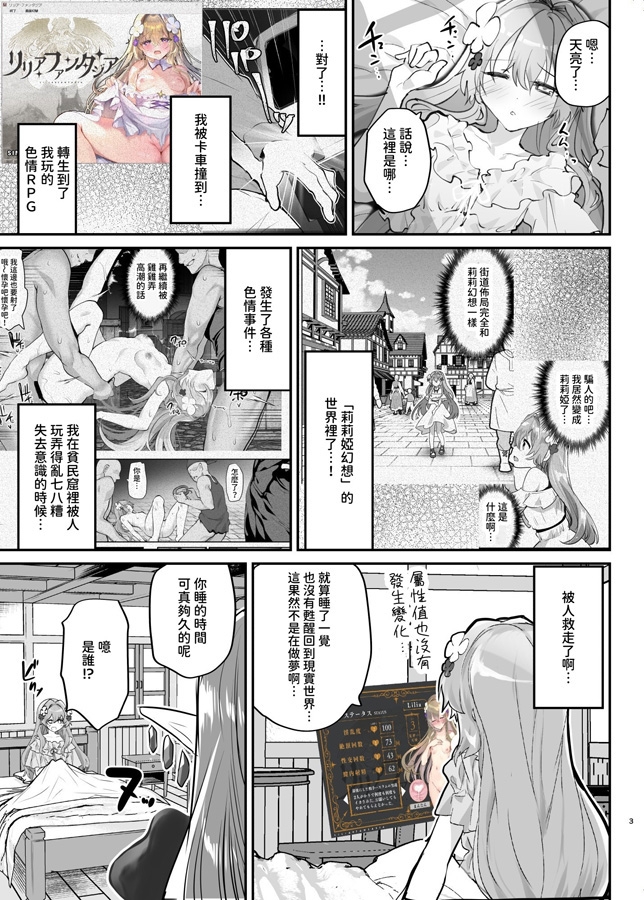 【繁体中文版】エロRPGの女主人公にTS転生したら…2章 娼館編