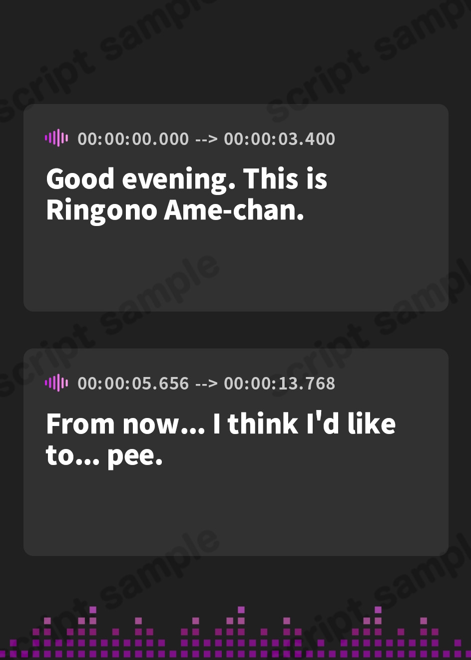 【英語版】【排尿音】元気りんりん!同人声優りんごのあめちゃん「お風呂でペットボトルにおしっこ」【りんごのあめちゃん】