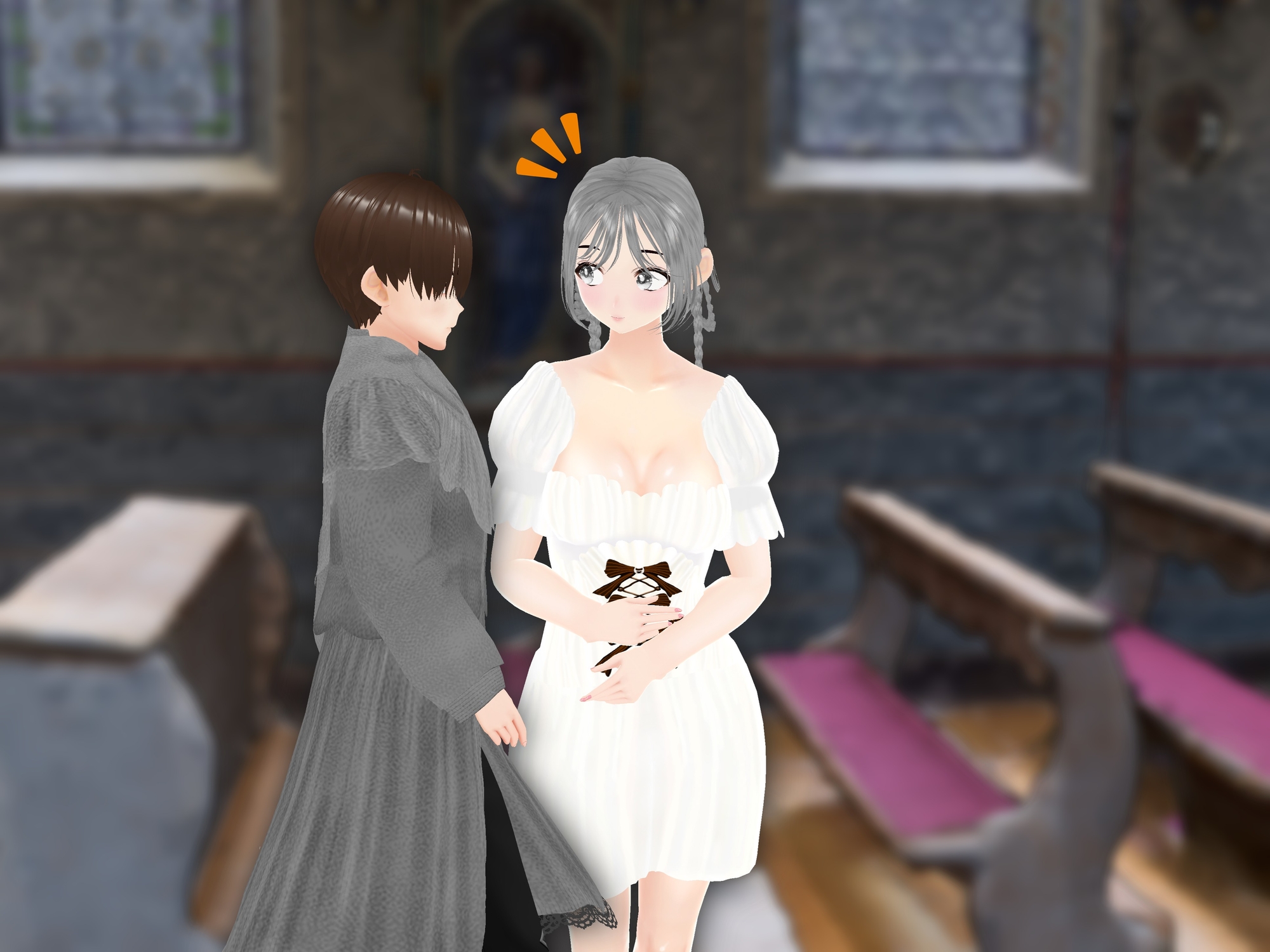 女子だけデカく 男子を追い抜く 成長音～教会編～