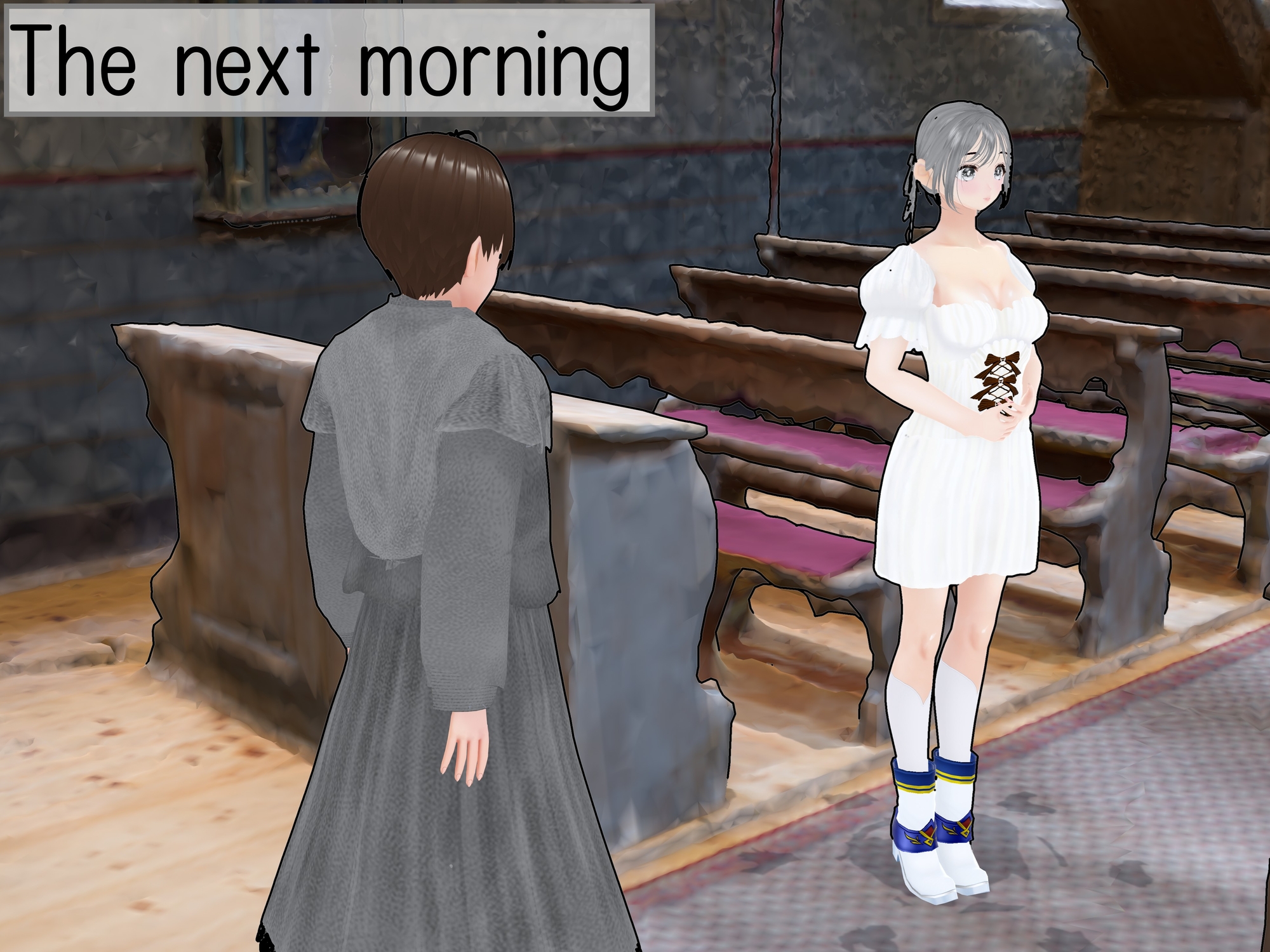 Outgrowing only girls, Overtake boys, Growth sound. church Arc