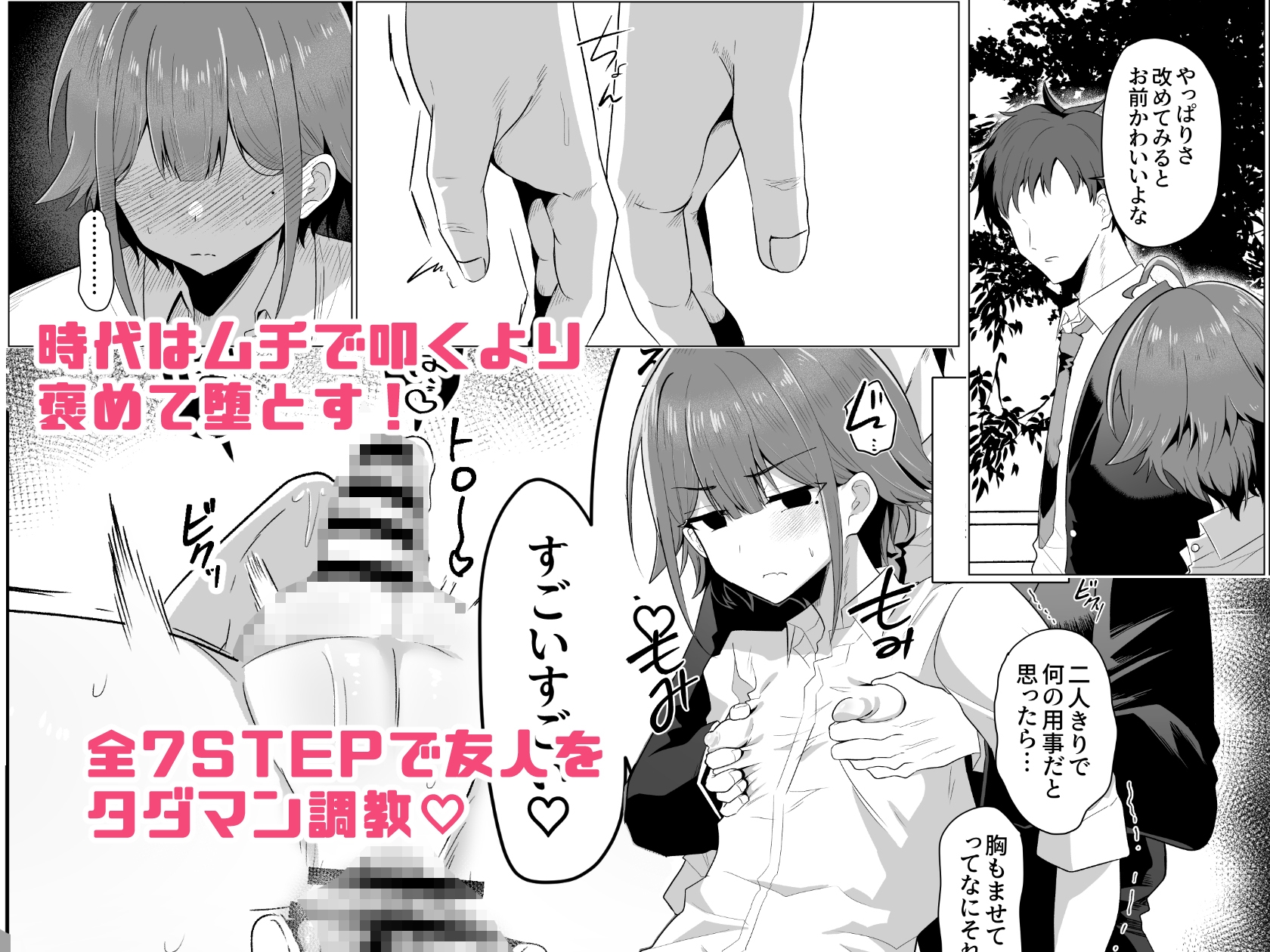 誰でもできる褒めて堕とす友便器