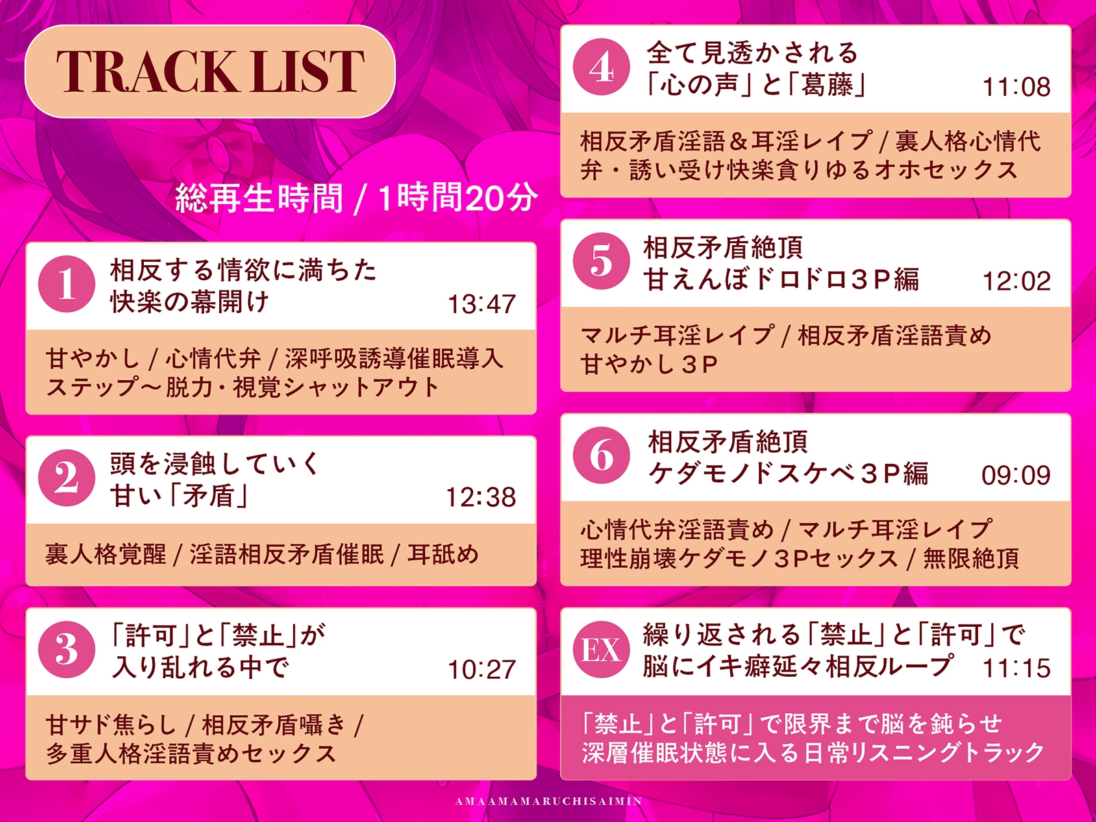 【矛盾相反】あまあまマルチ催○ ～なすすべもなくイかされる極上の快楽～【全方向360°耳淫レ○プ】