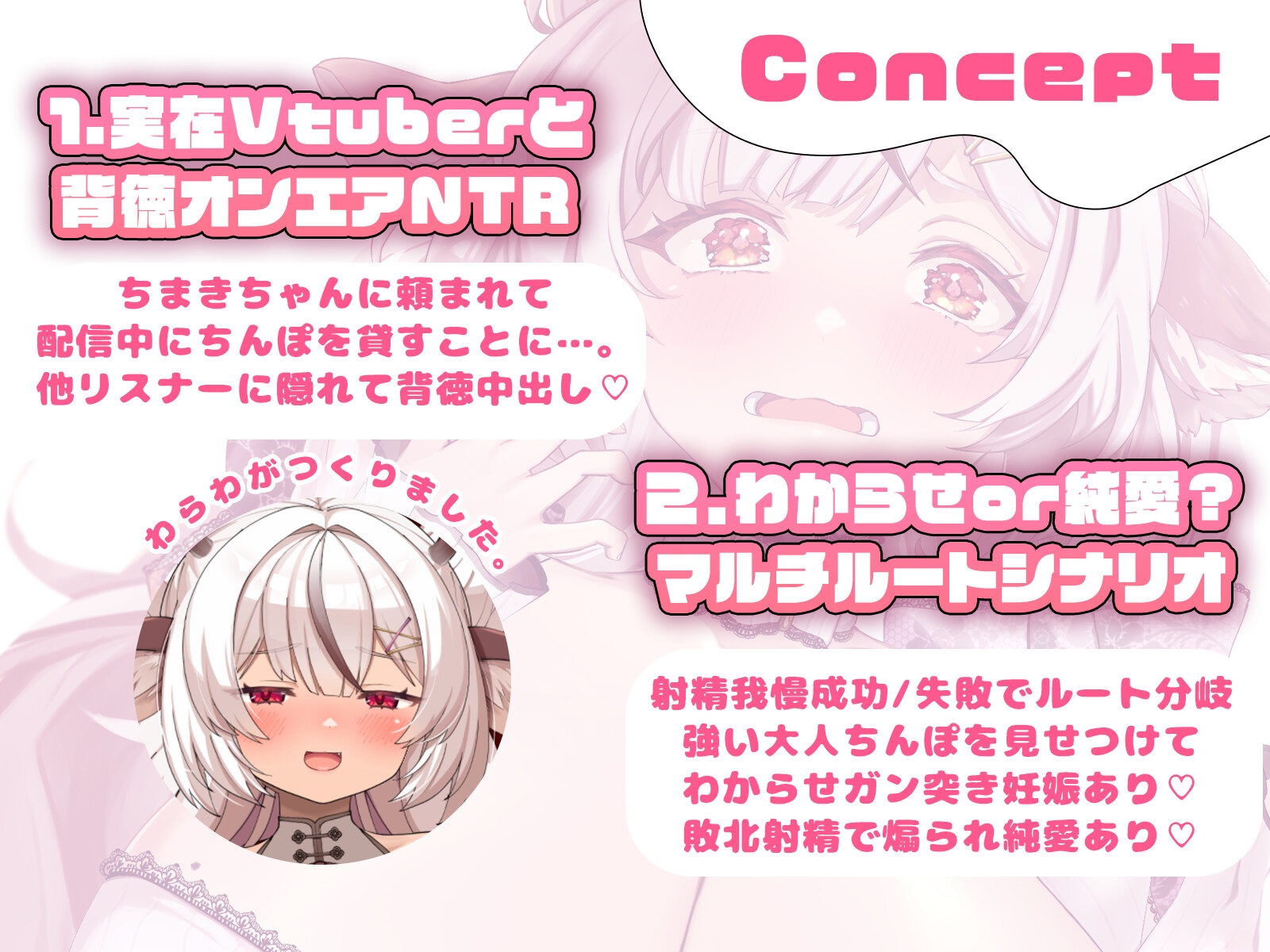 ☑2/27まで早期購入特典☑実在VtuberをオンエアNTR♡ ホテル代が足りません!!