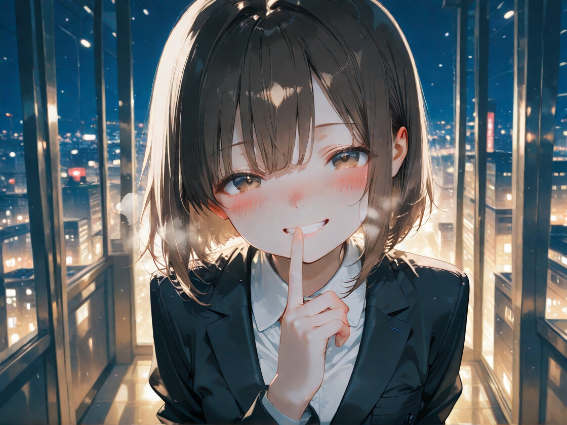 【シチュボ x 実演オナニー】一般OLちゃんとエッチな残業！?深夜のオフィスでアヘイキ潮吹きセックス！