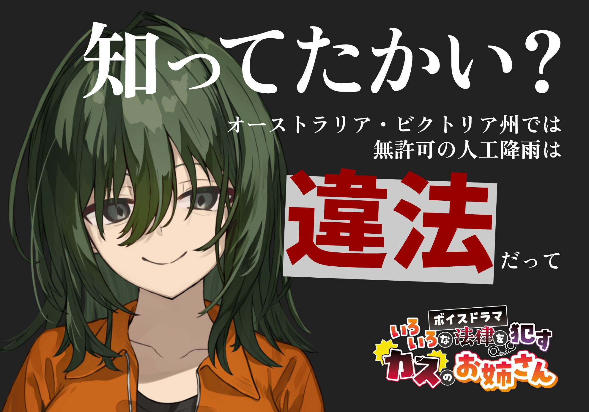 いろいろな法律を○すカスのお姉さん