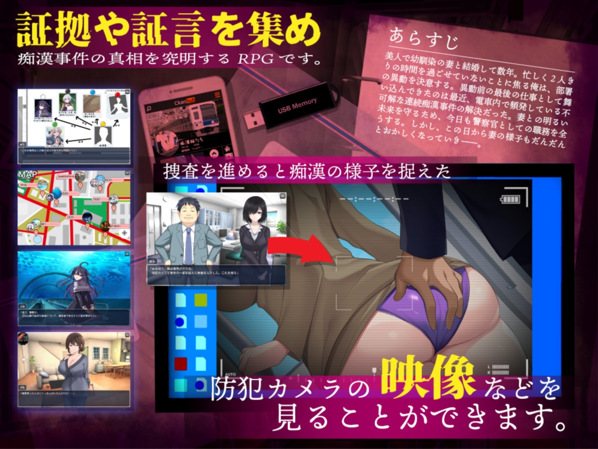 連続痴○事件簿～妻は真相を孕む～