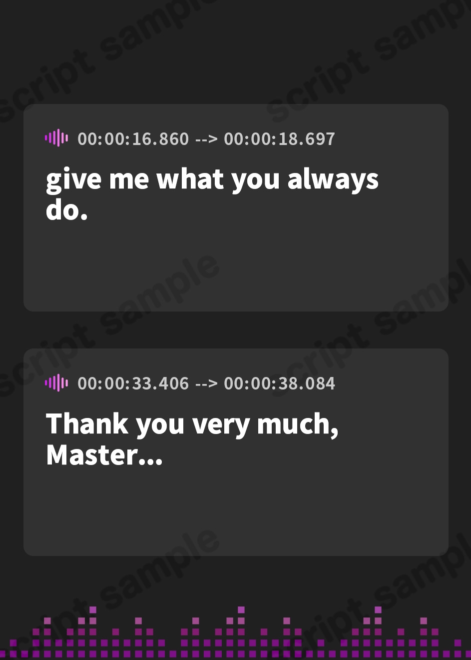 【英語版】【全編ねっとりベロチュー】ベロチュー大好きドMオホ声低音クール性処理おまんこメイド〜チン媚びおまんこご奉仕【フォーリーサウンド】