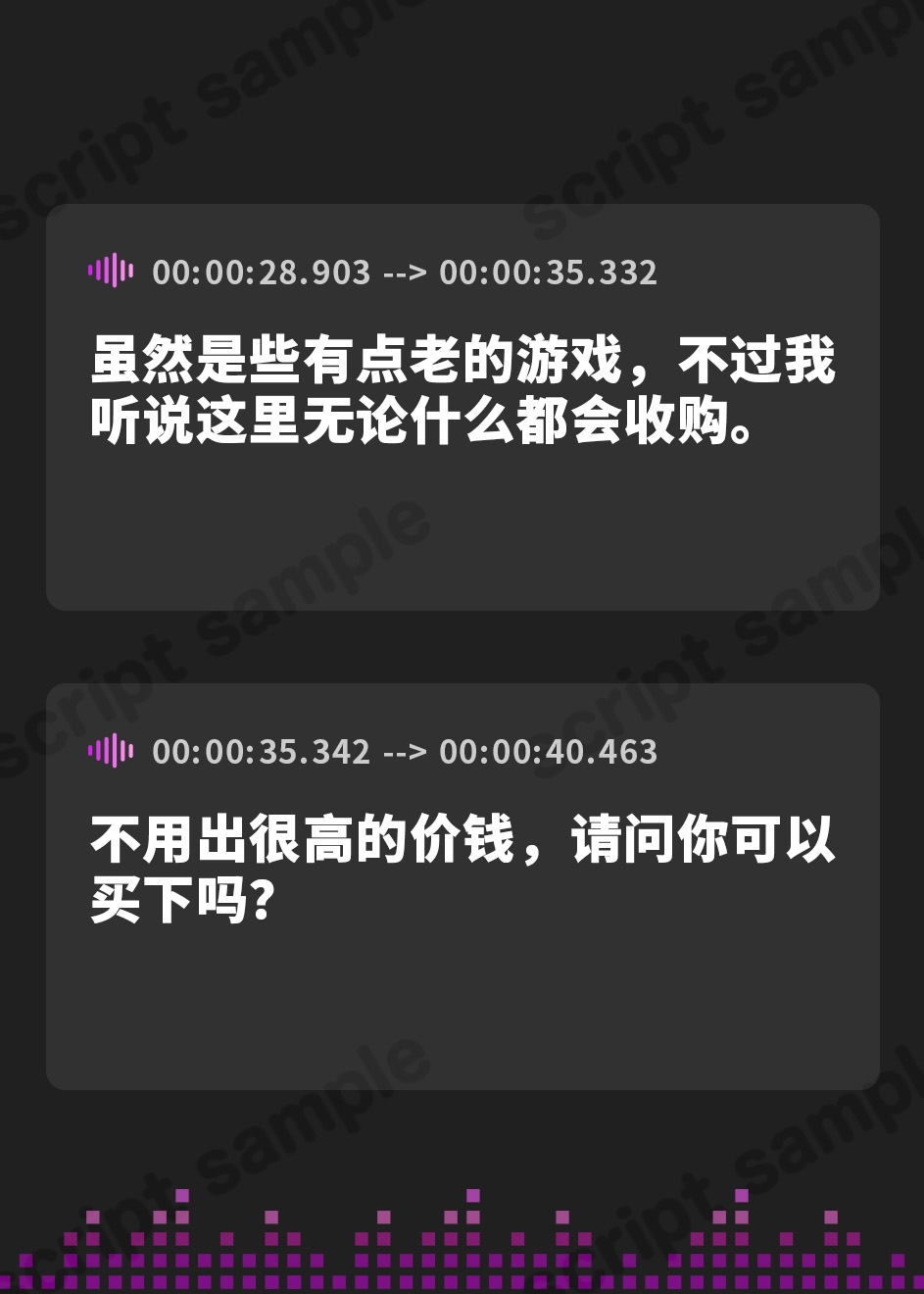 【簡体中文版】たぬきがレトロゲームを売りに来るボイス