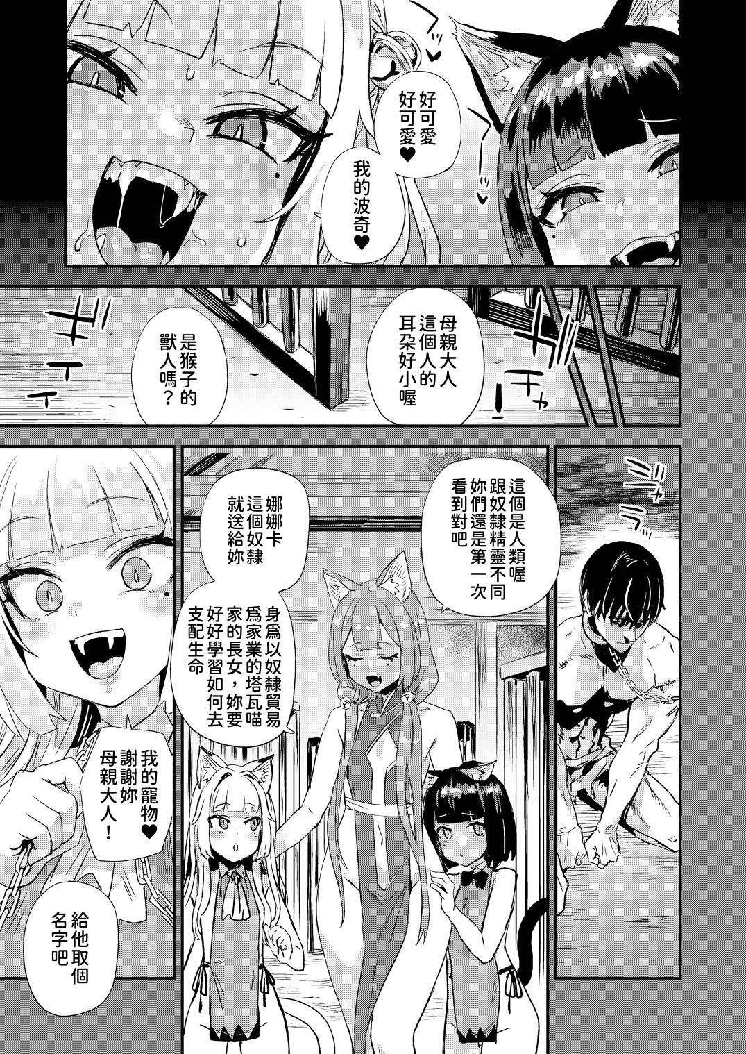 【繁体中文版】猫族娘はヒトを飼う。