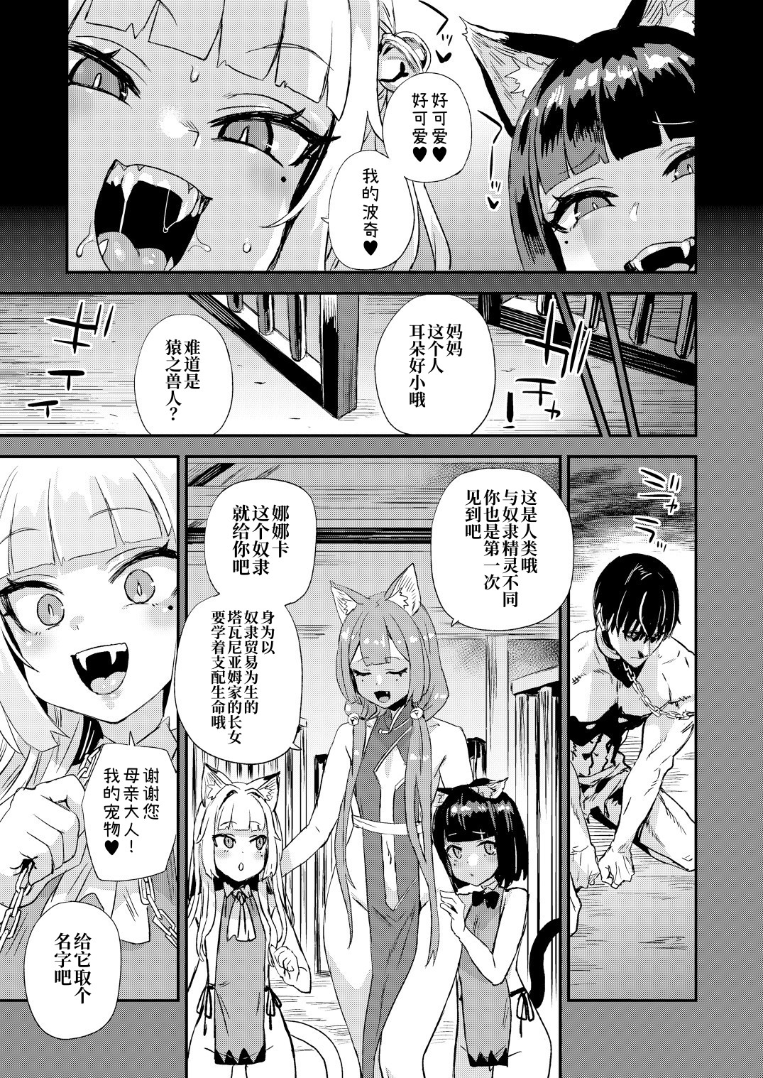 【簡体中文版】猫族娘はヒトを飼う。