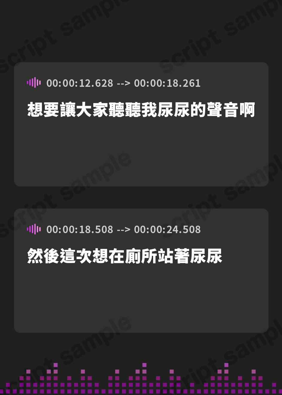 【繁体中文版】【排尿音】実演可能な同人声優進藤あずさ「トイレで立ったままおしっこ」【進藤あずさ】
