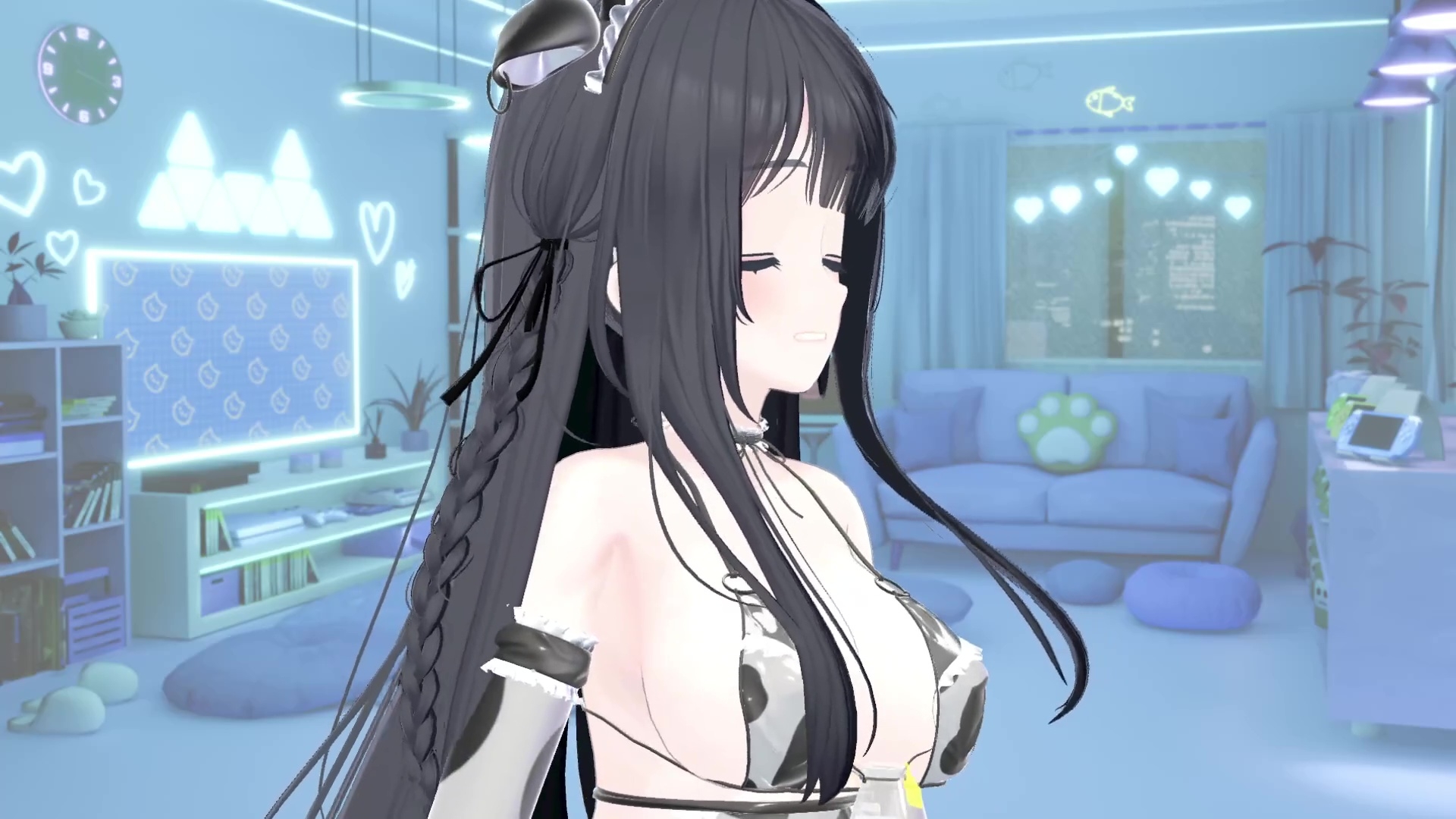 【バーチャル動画8分半】あやちゃがおにゃに動画撮るとこ隣でみてて♡あやのあや