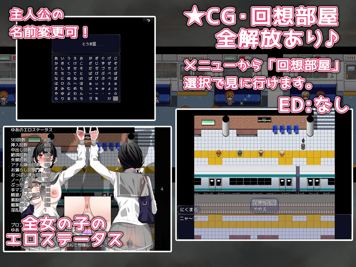 お触り電車 ～見えない手と快感～