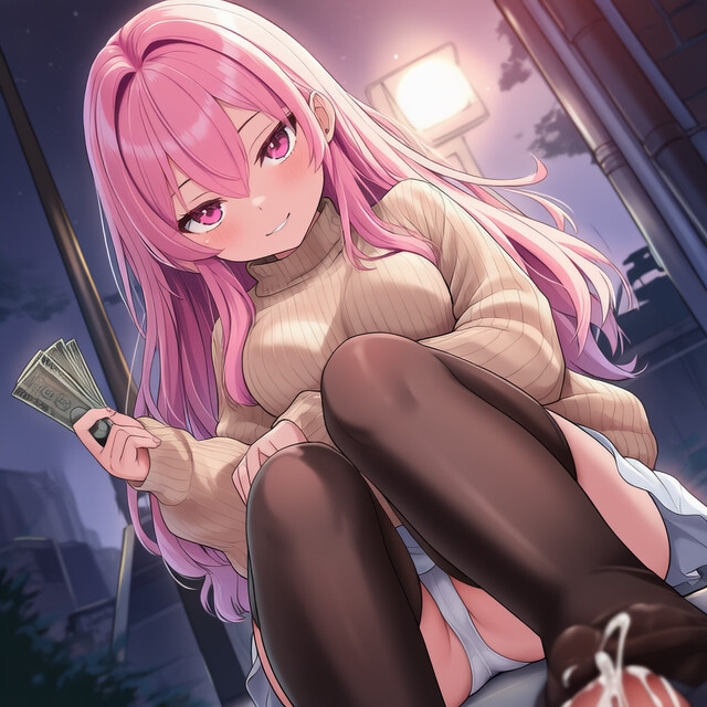 ふわふわ女の子様に誘惑されて全財産貢いでしまう、バカにされながらのオナサポ射精！足コキされながら財布没収される、圧倒的格差！女の子様の貢ぎ奴○確定♡