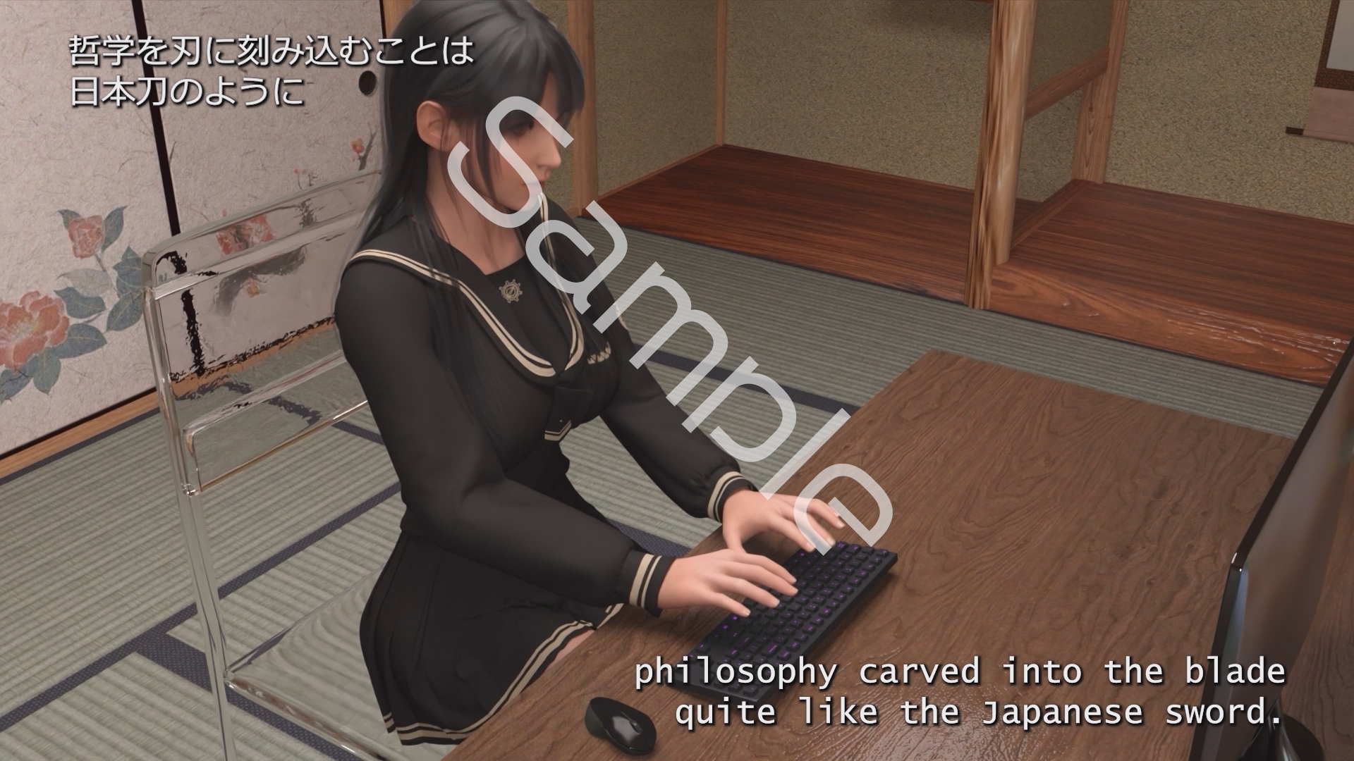 万能格闘美女・霧島愛唯(きりしまめい)の『日本刀を語り尽くす』(第1章:その3)