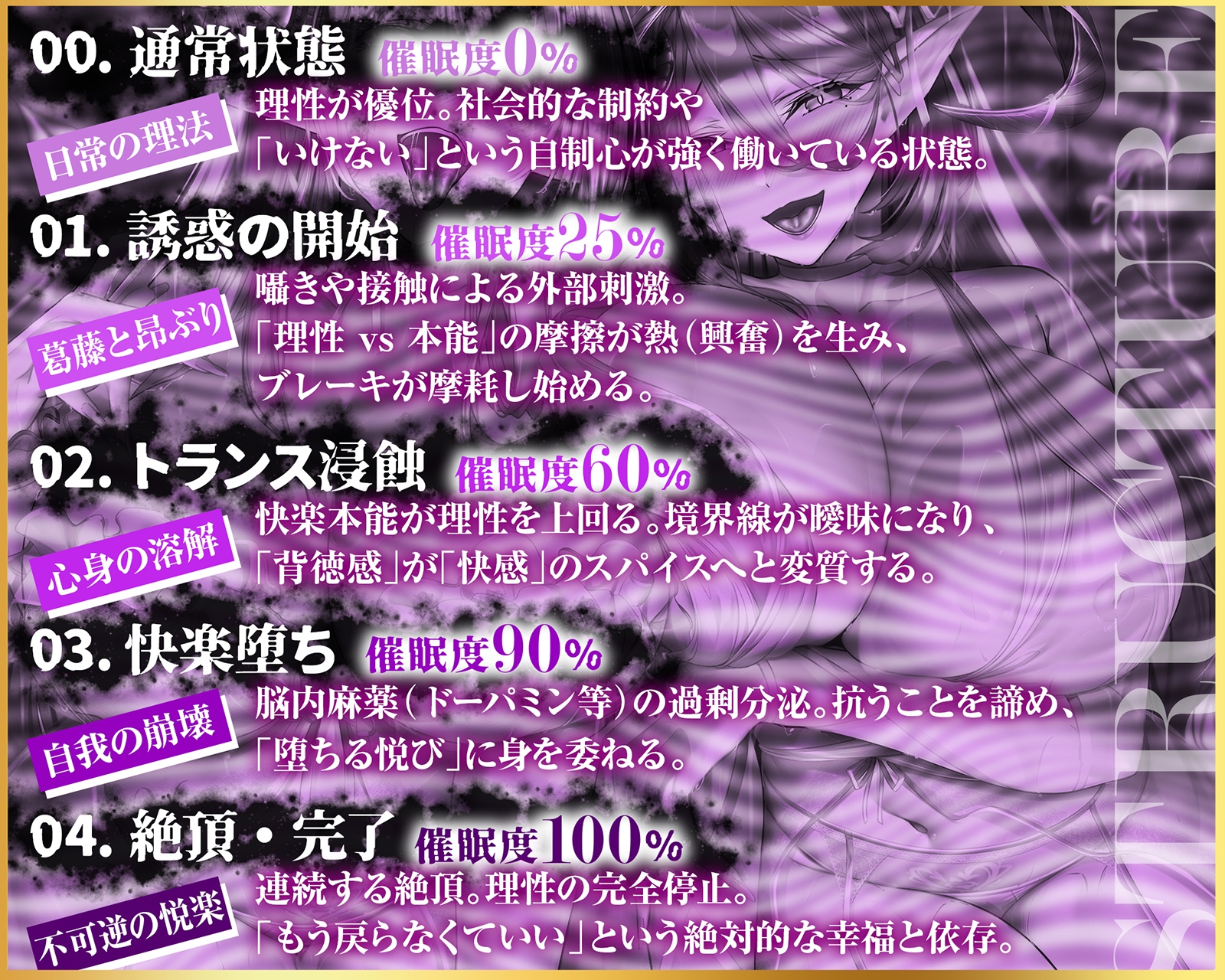 【無限搾精×低音オホ声】⚠️催○解除なし⚠️誘・惑・催・眠【心情代弁】