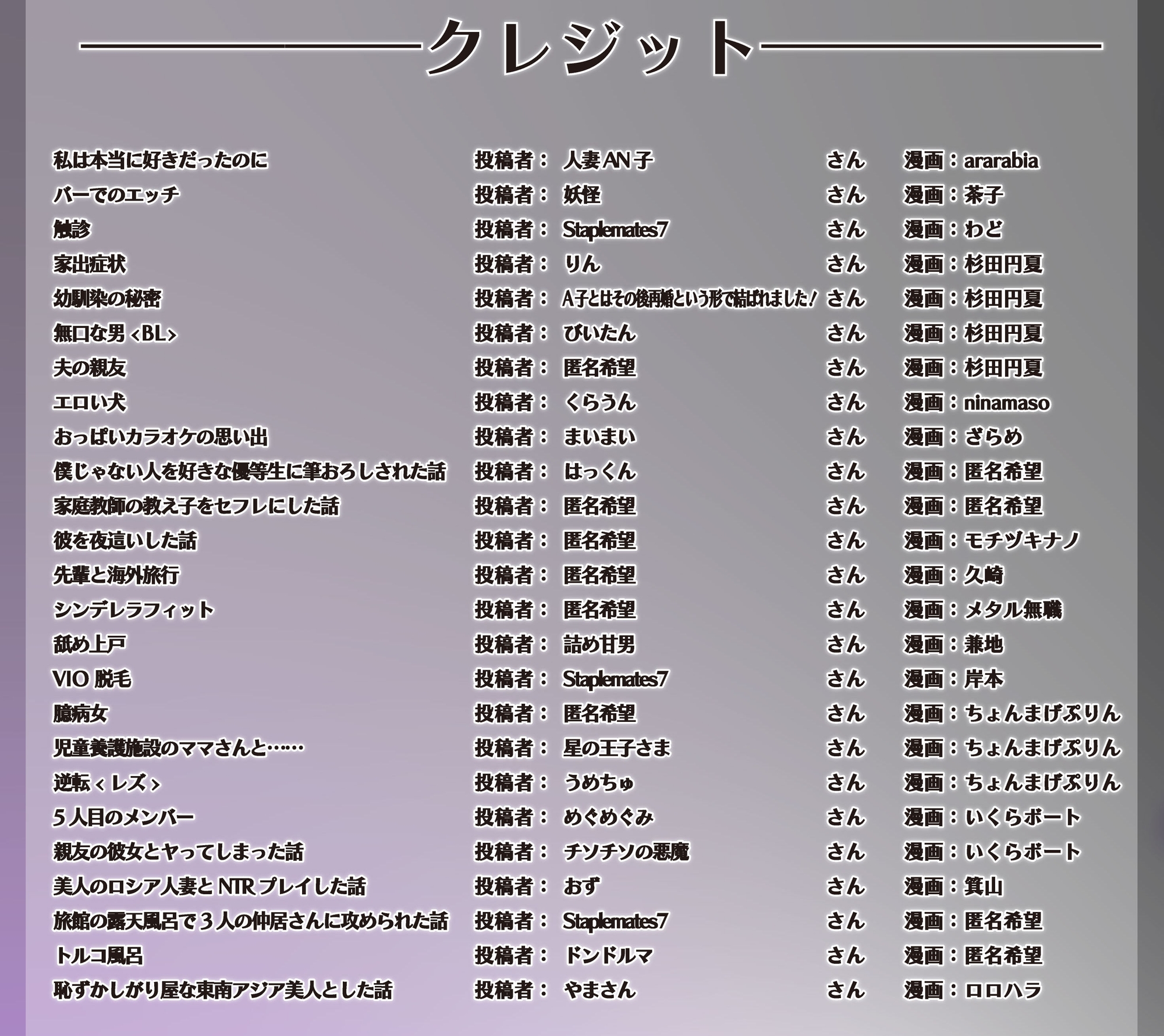インモラル2 〜読者から寄せられた背徳エロ体験談〜