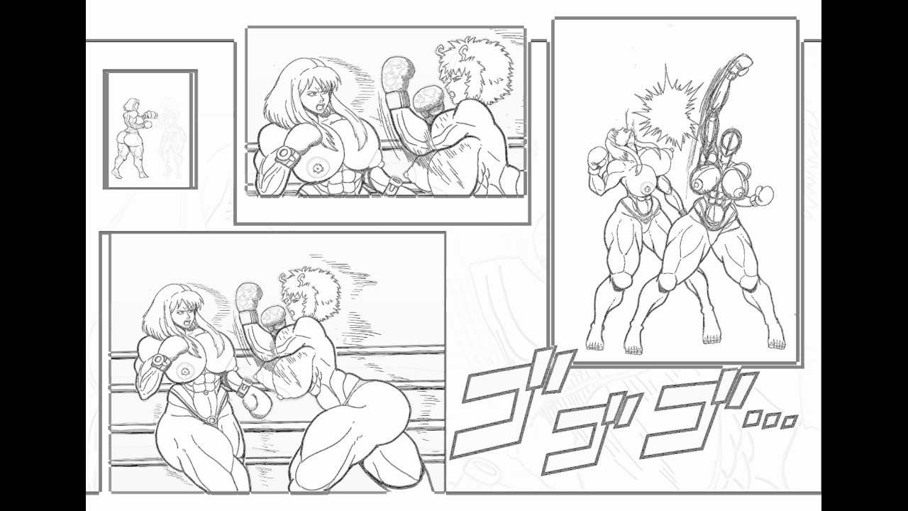 私のヒーローボクシングガールズ…トップレスボクシング！