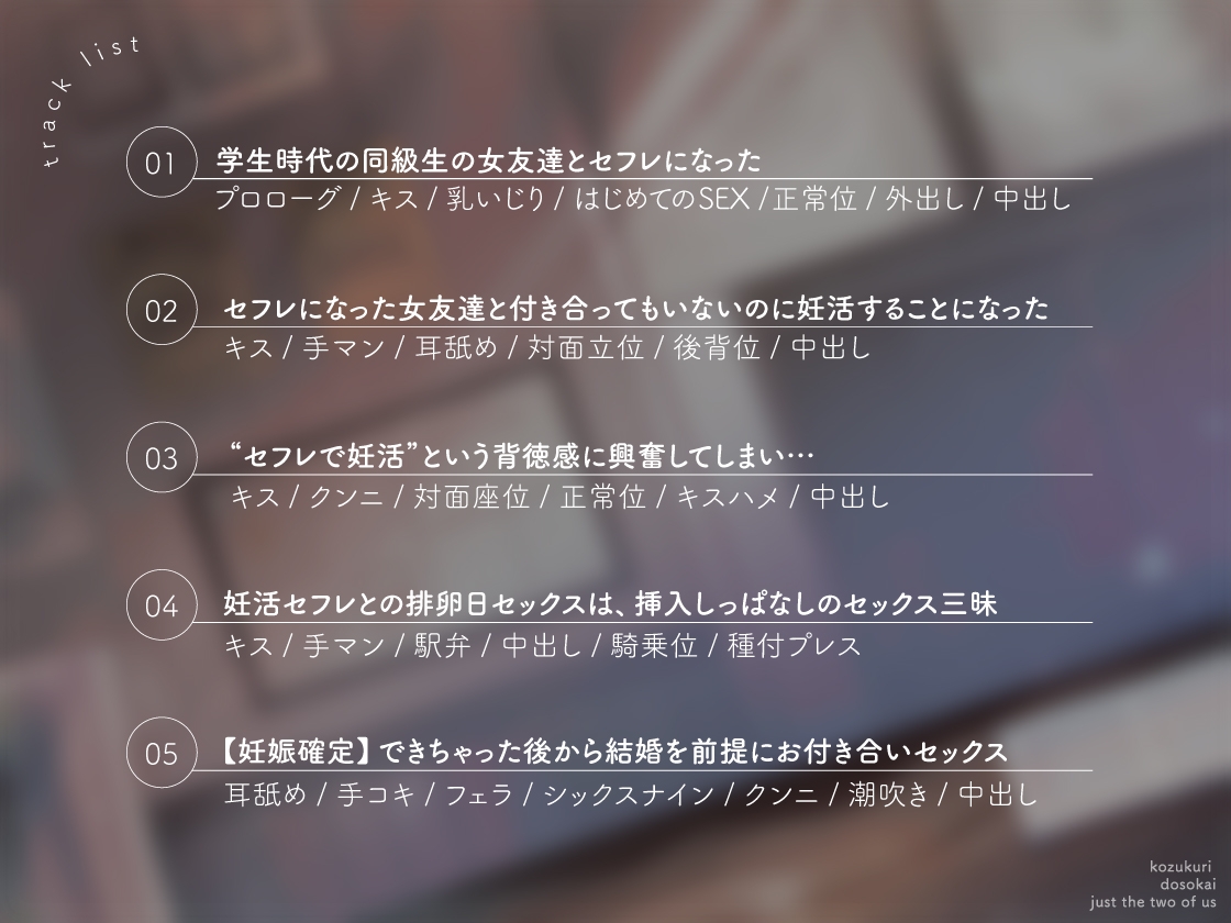 ふたりっきりの子作り同窓会。ず〜っとち●こ挿れっぱなし♡密着孕ませSEX