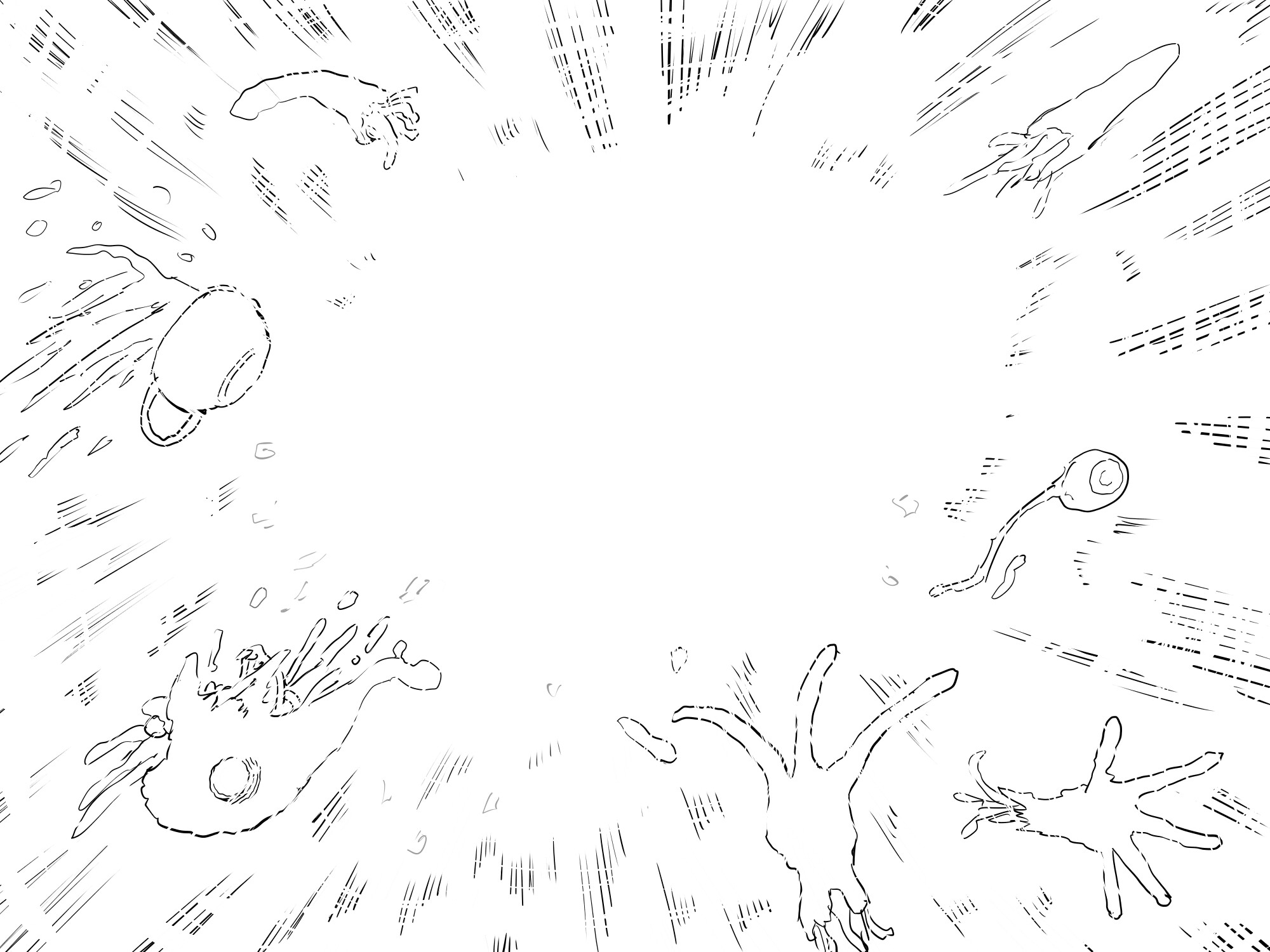 パーティクルランド ビジターランド スカイフィッシュ 短編集合計7話 イラスト41枚