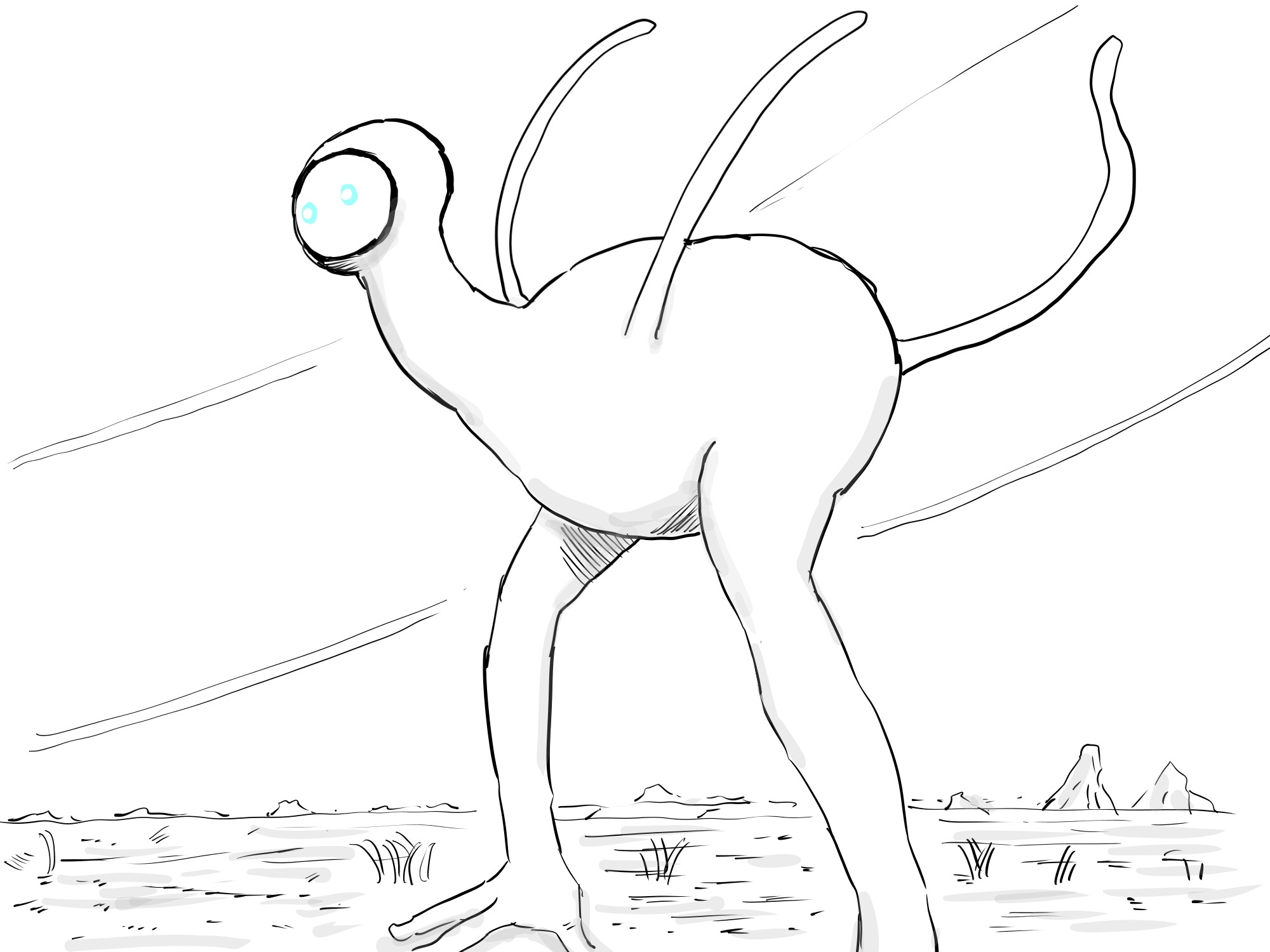 パーティクルランド ビジターランド スカイフィッシュ 短編集合計7話 イラスト41枚