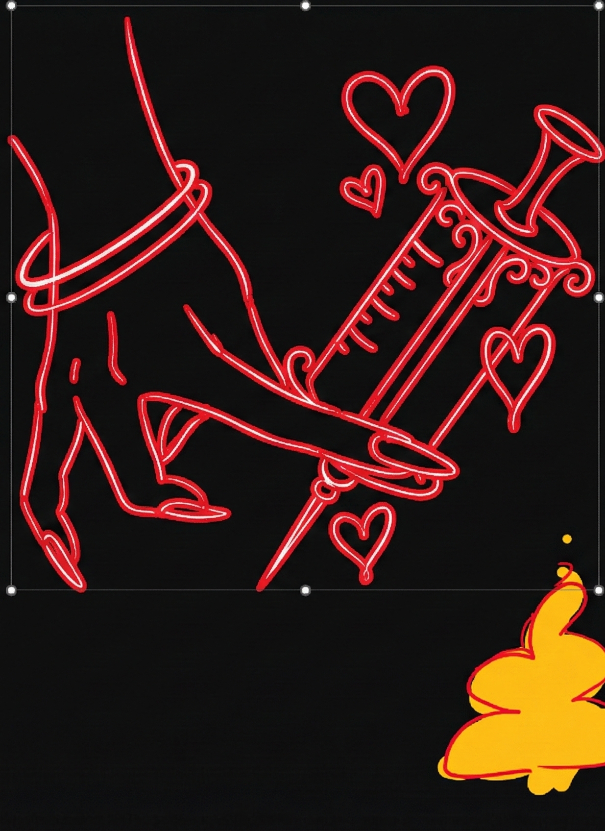 「女性の排泄物を購入して、使用する作品」♡ン♡尿♡