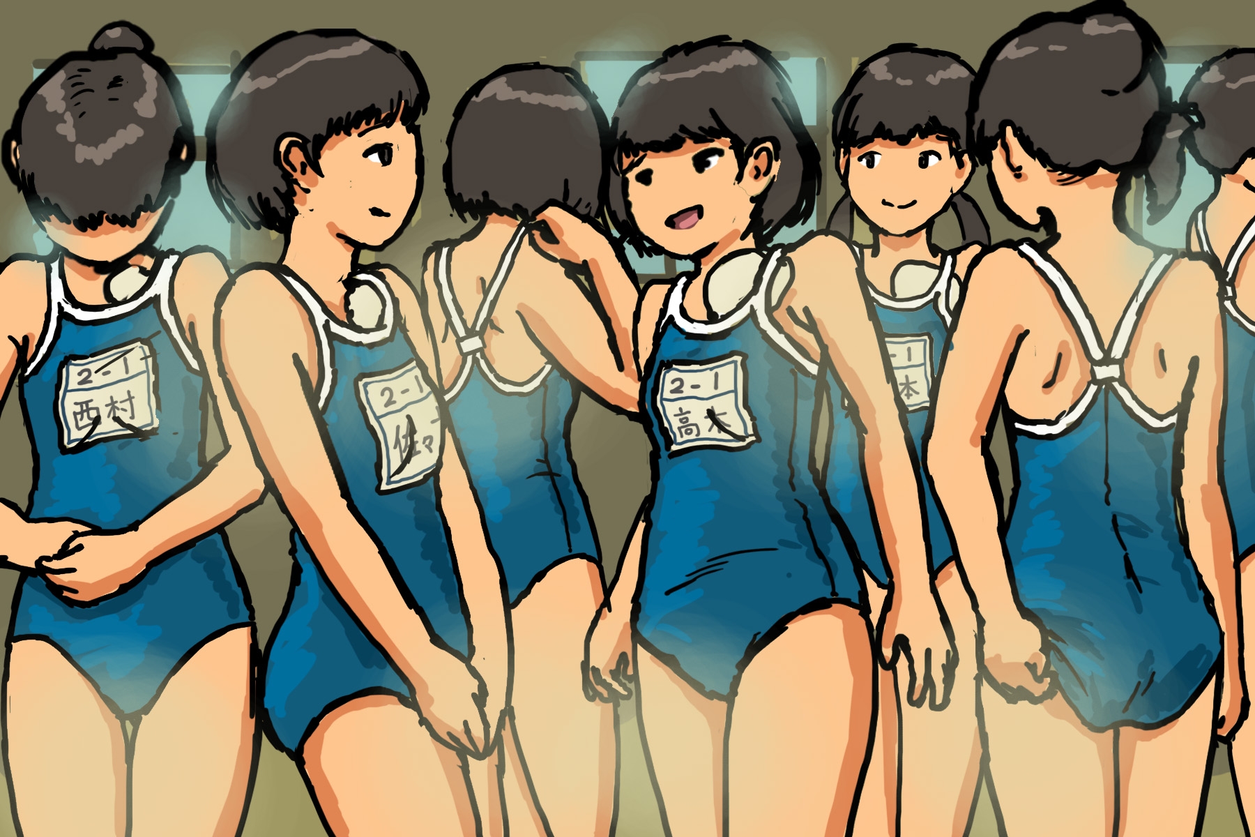 触手生物に襲われる女子生徒9