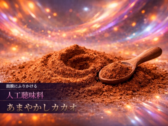 「えらいね」が、芯まで沁みる。鼓膜にふりかける人工聴味料「あまやかしカカオ」