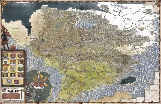 ウォーハンマーRPG 偉大なるシグマーのエンパイアマップ