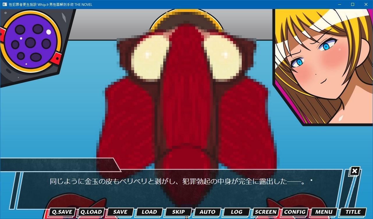 性犯罪者更生施設 Whip.9 男性器解剖手術 THE NOVEL