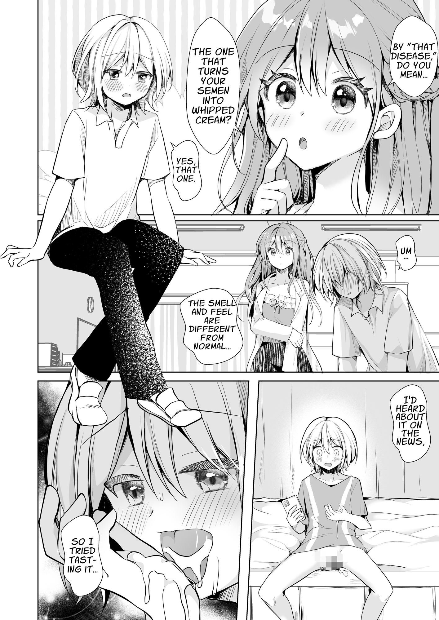 【英語版】ホイップクリーム男の娘～甘サド養護教諭にいっぱい絞りとられちゃう!～