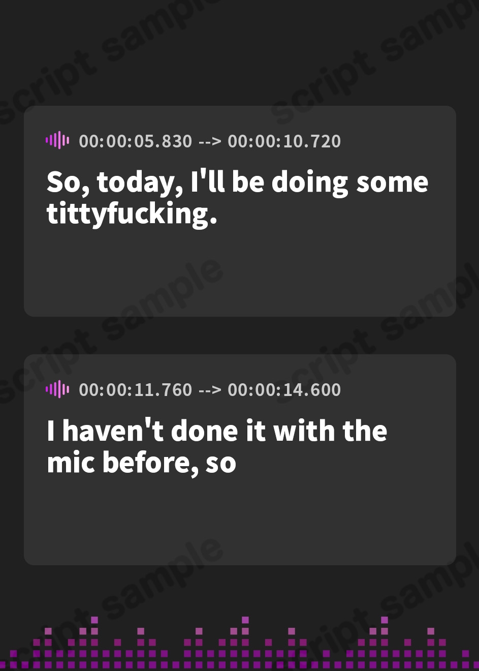 【英語版】【オナサポ】癒し系フリー声優七瀬ゆな「ローションパイズリ」【七瀬ゆな】