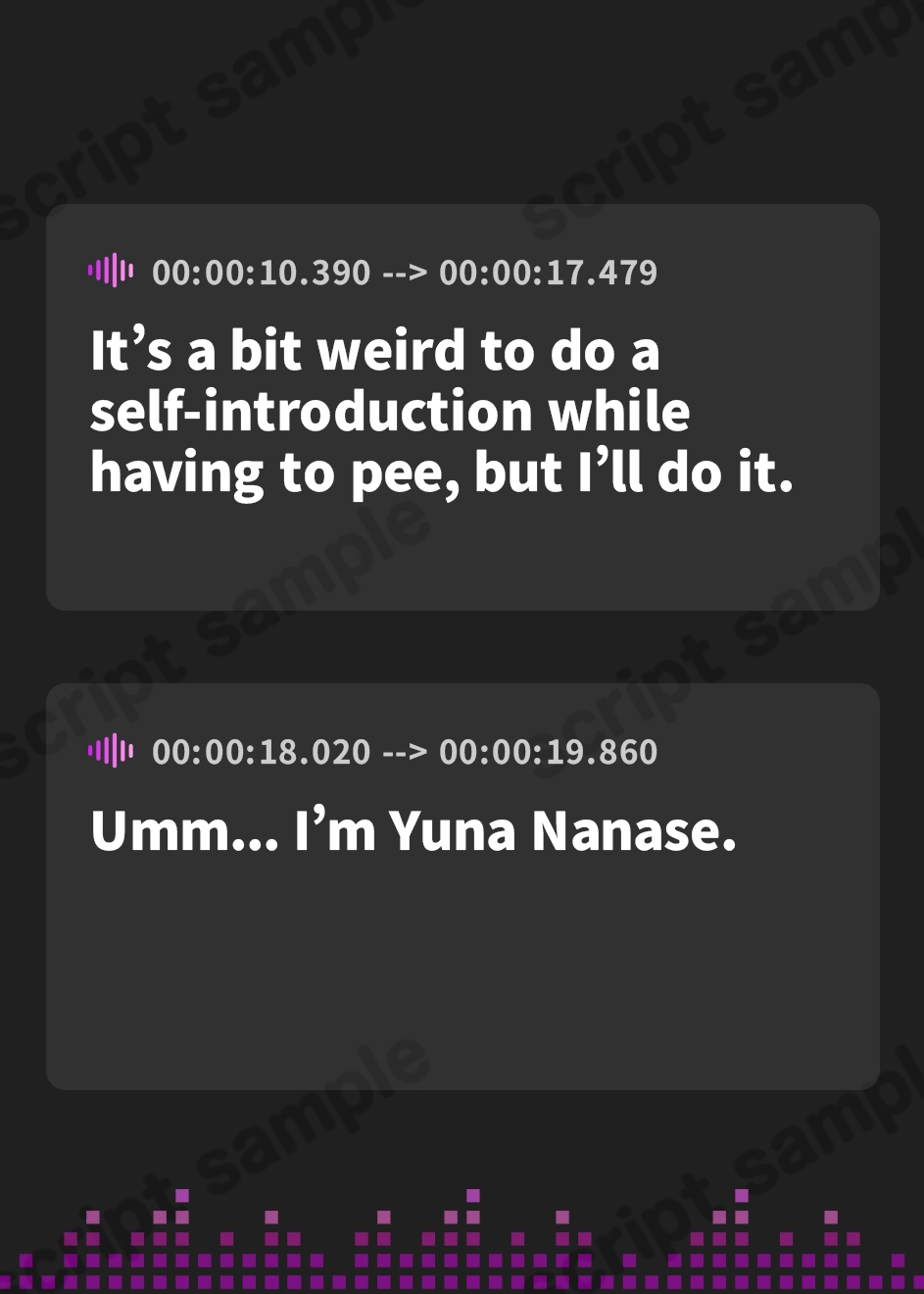 【英語版】【排尿音】癒し系フリー声優七瀬ゆな「立ったままボウルにおしっこ」【七瀬ゆな】