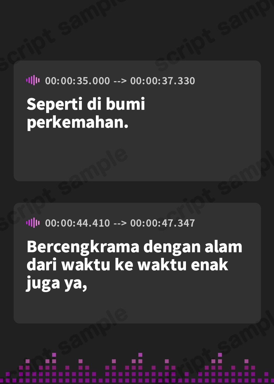 【インドネシア語版】癒しの森のコテージへようこそ 　～密着♪囁き耳かきと極上マッサージで夫婦水入らず癒しの旅ASMR～【cv.佃煮のりお】
