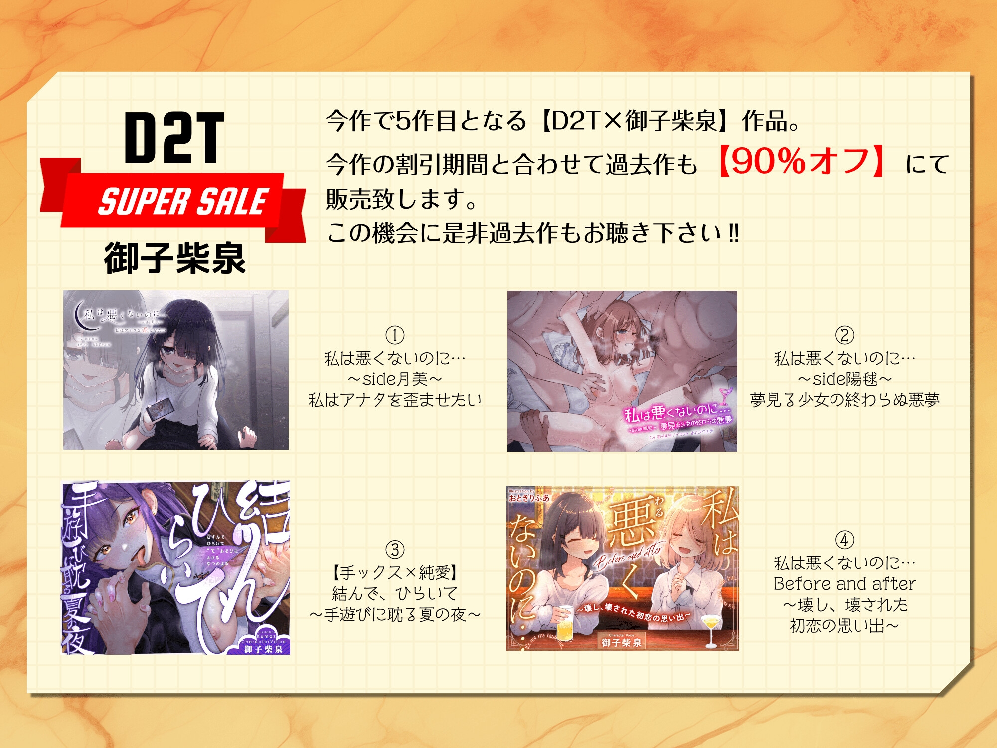 もし私一途の彼氏が数多の声色を使い分ける同人声優にドハマりしたら⁉