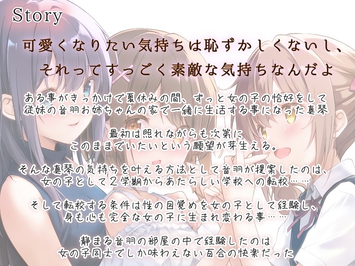 【TS百合】百合のつぼみが花咲く時、僕は私になる【KU100】