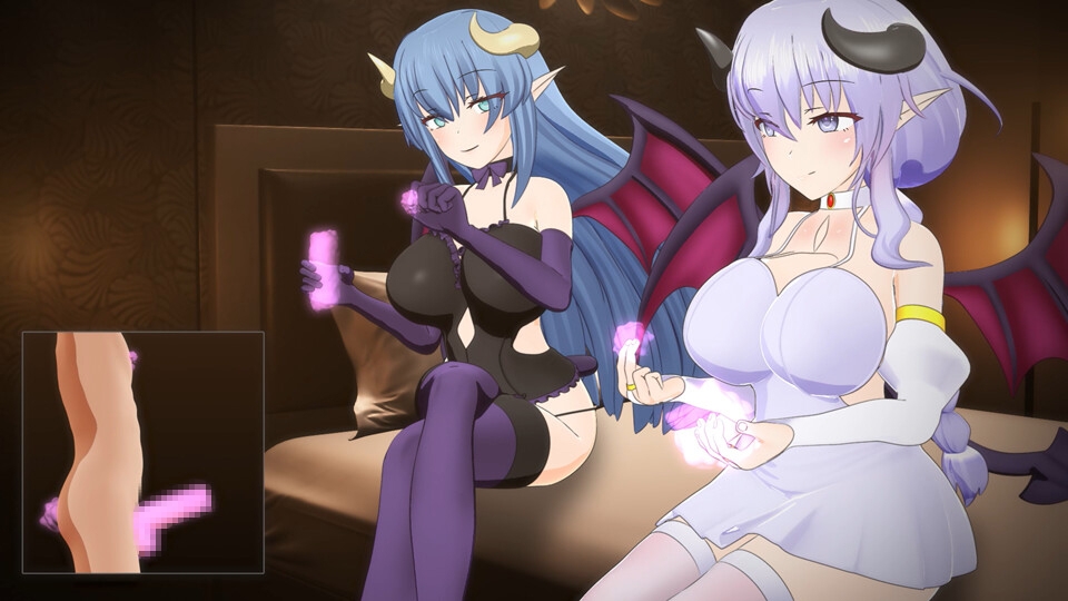 ダブルサキュバスのサイコキ連続搾精ライブ