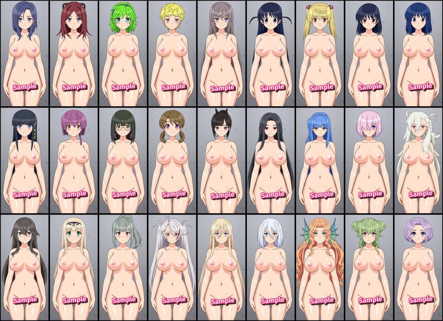 27人のパイパンヌードの女の子を「みつめえっち」したい人向けのCG集2026-DREI-