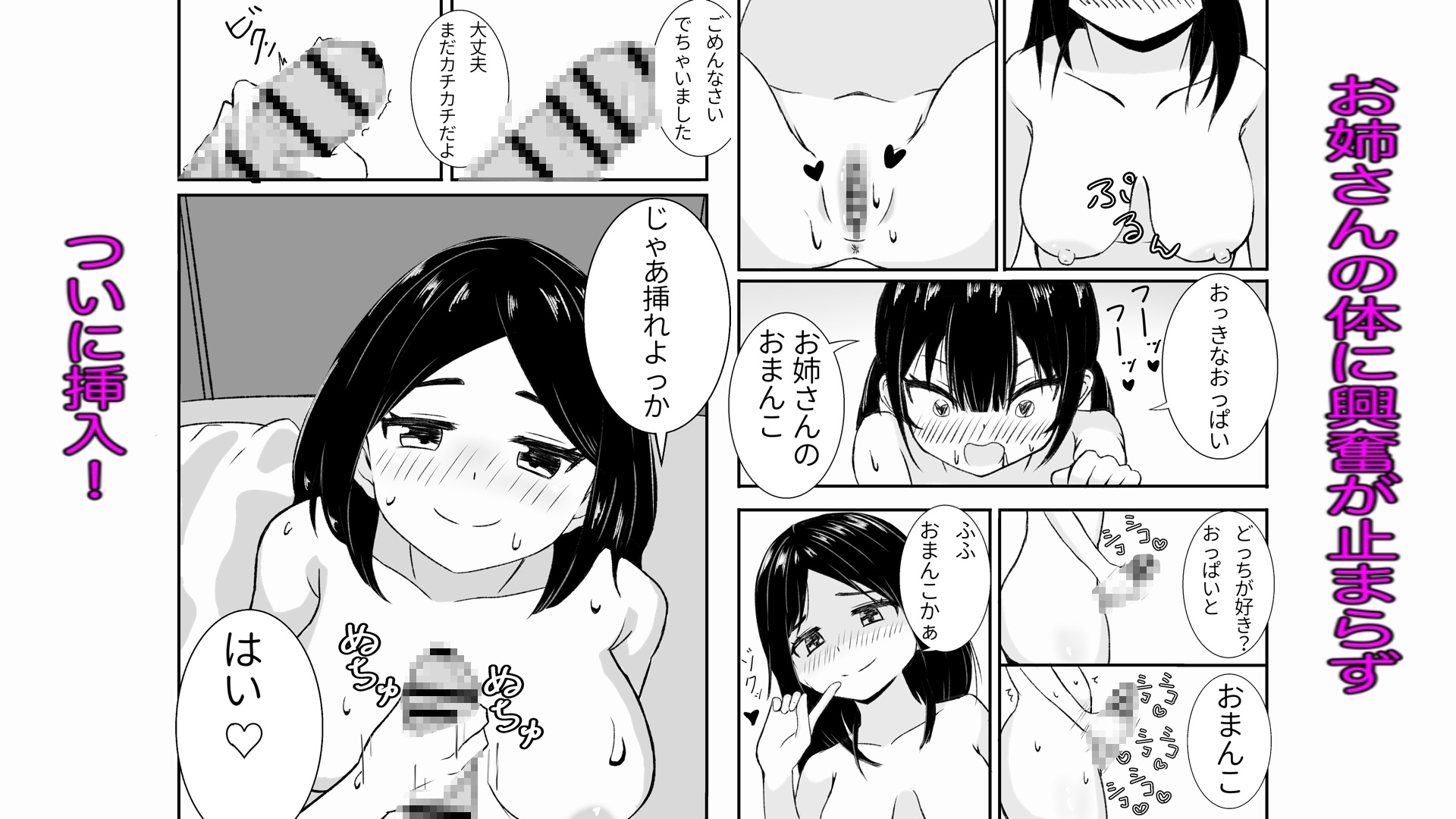 友達の姉で筆おろしする貧乳ふたなり