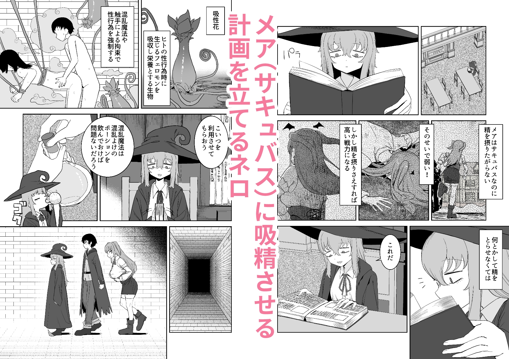 サキュバスが混乱している間に