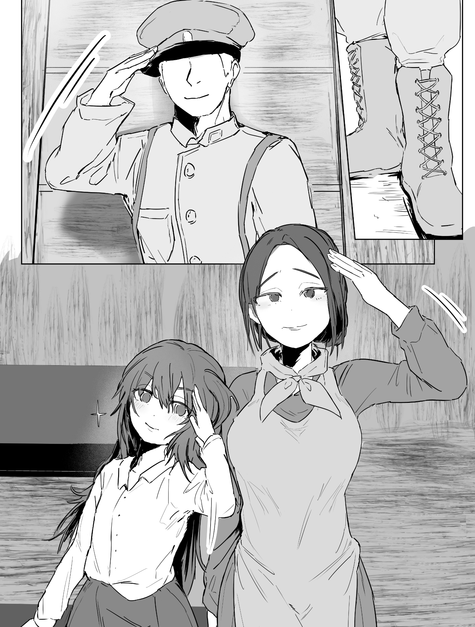 戦時下で妻と娘が略奪凌○レ○プされる話