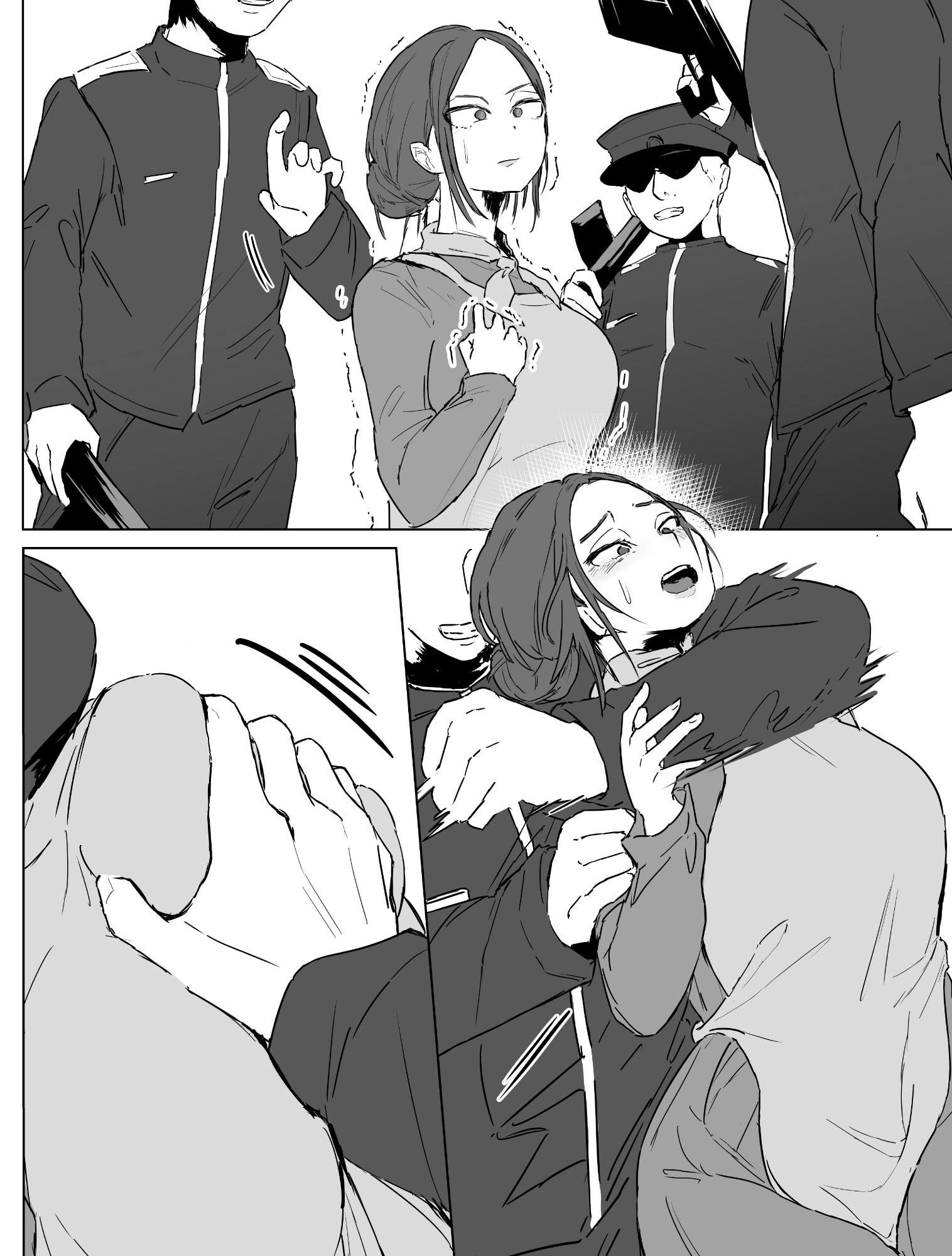 戦時下で妻と娘が略奪凌○レ○プされる話