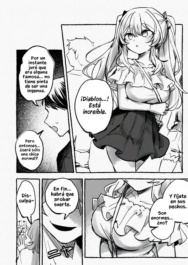 【スペイン語版】羞恥のモデル撮影 ～カメラの前で晒された巨乳～