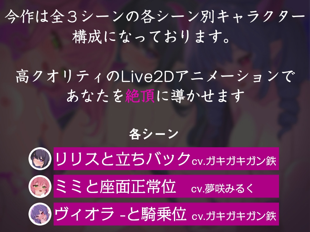 サキュバスたちとのラブラブ契約生活-逃げられない夜が始まる-