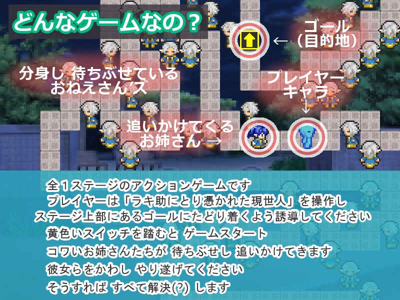 精霊ラキ助のイタズラ冒険記 第一話天使追走