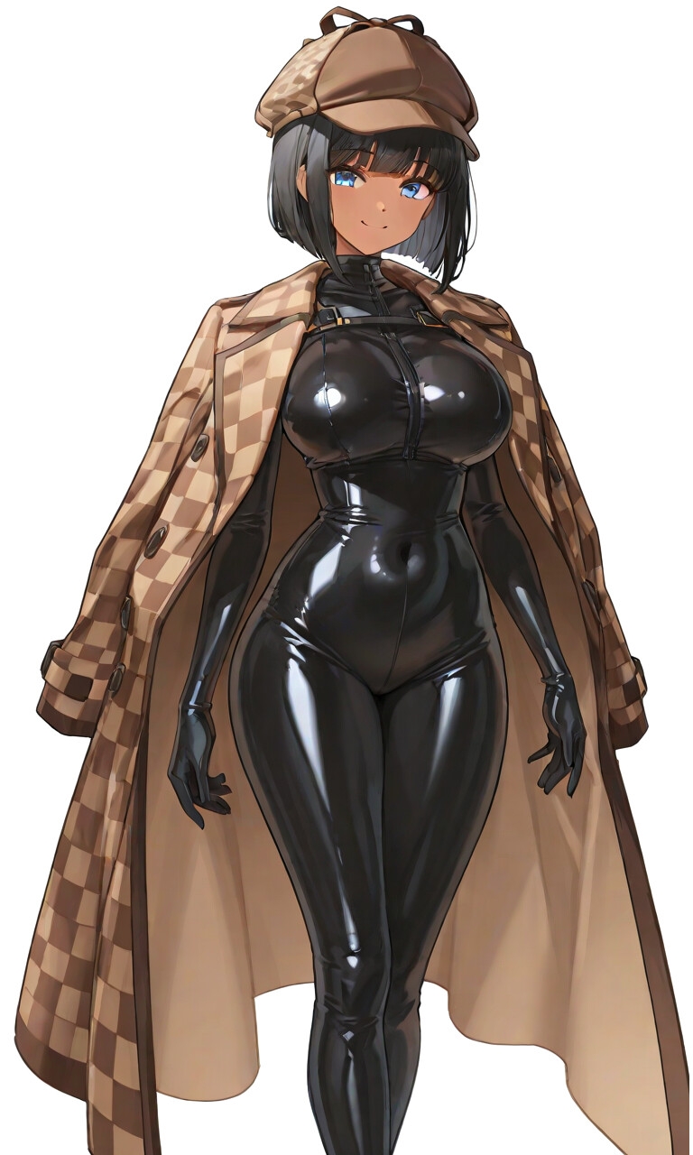 クールな女探偵の胸と尻のせいで仕事に集中できない助手くんの話【1時間/バイノーラル/ラバースーツ】