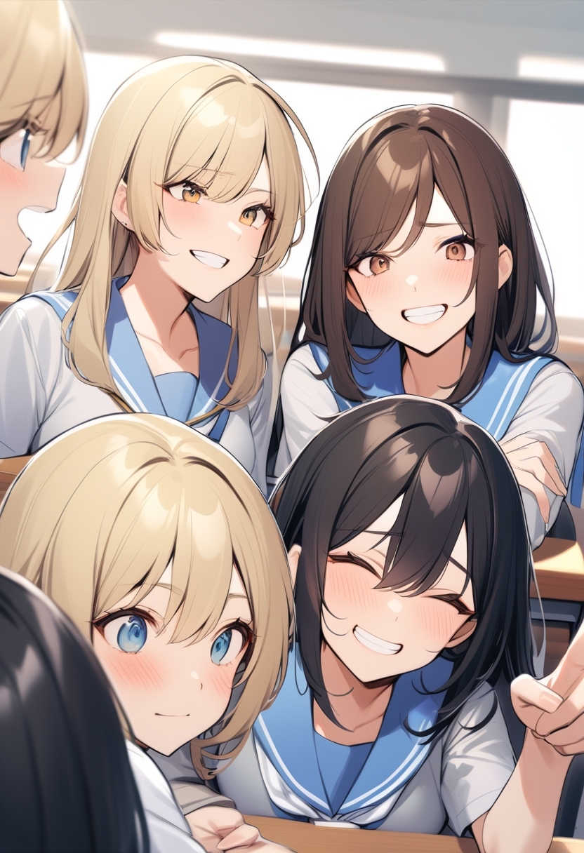 空想学園の性教育授業！おちんちんモデルをさせられちゃった男子！女子生徒の視点 【第3話】