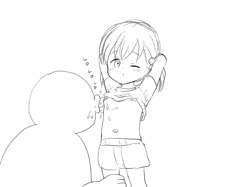 時間停止で小さな穴に射精しまくる