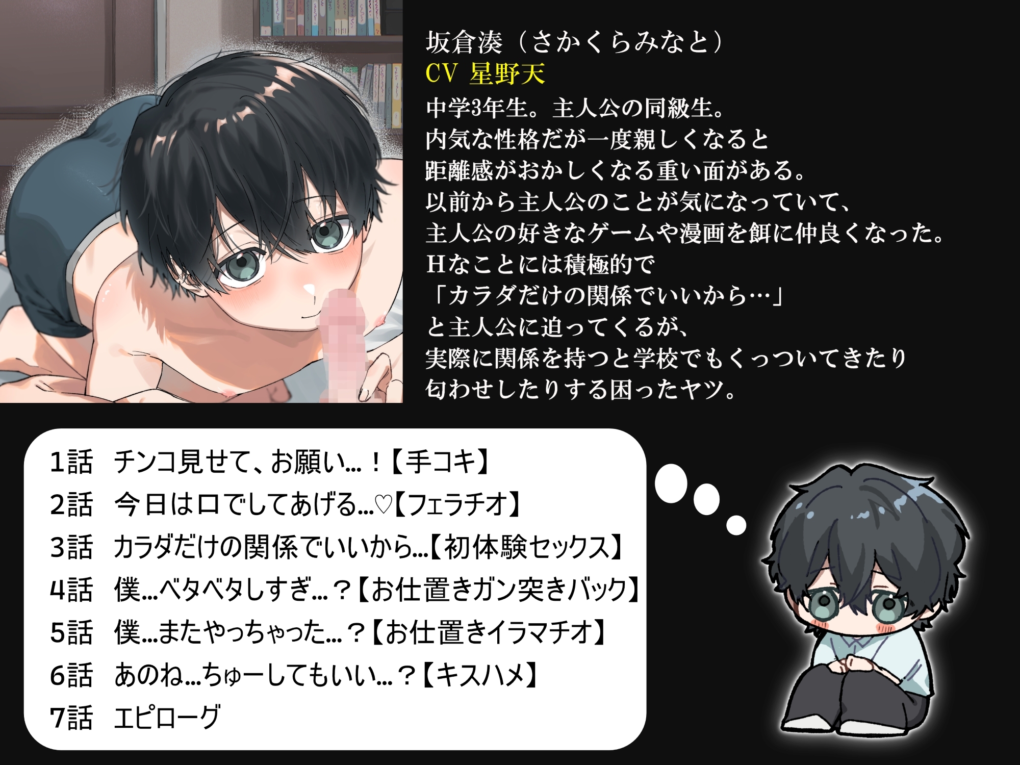 内気なくせにスケベなことにはグイグイくる同級生♂に懐かれた話