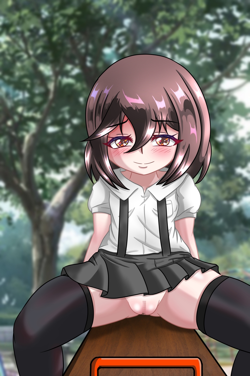 るいの露出日記イラスト集12公園露出編